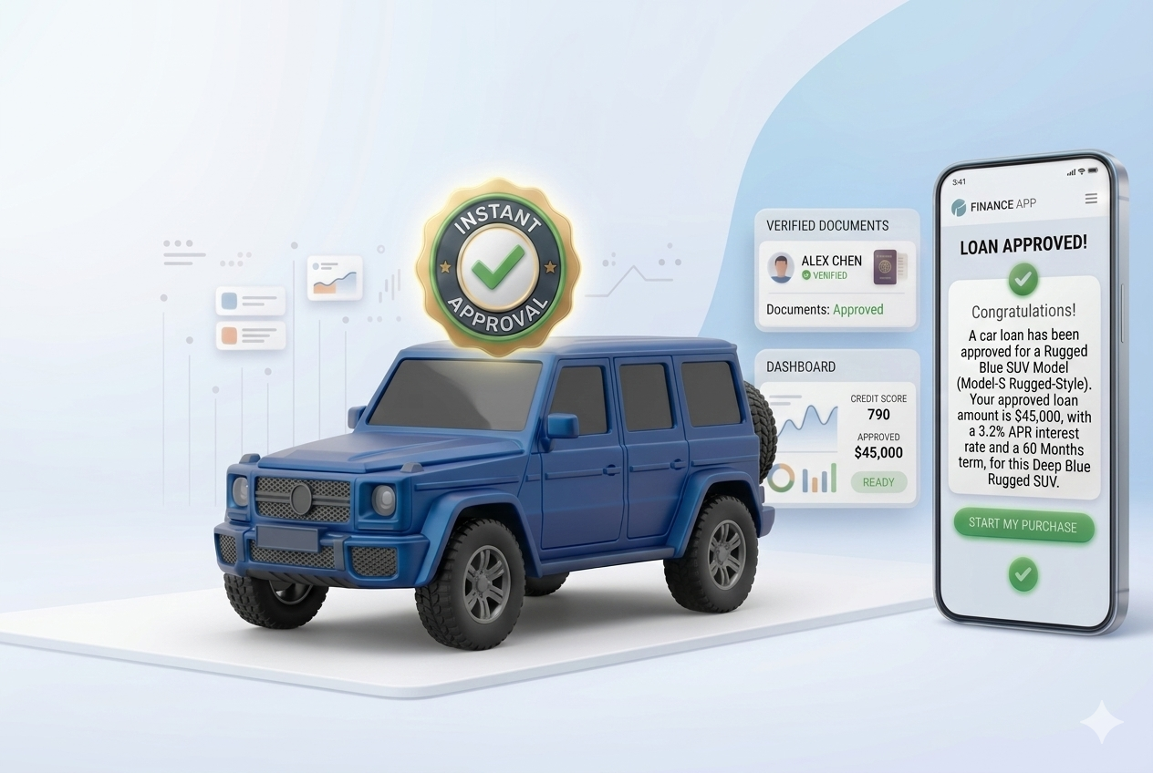 Car Loan Illustration